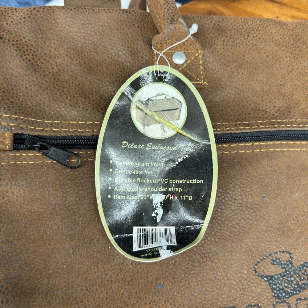 Roberto Amee DiamondJacks Casino Resort Travel Duffel Bag Brown 23